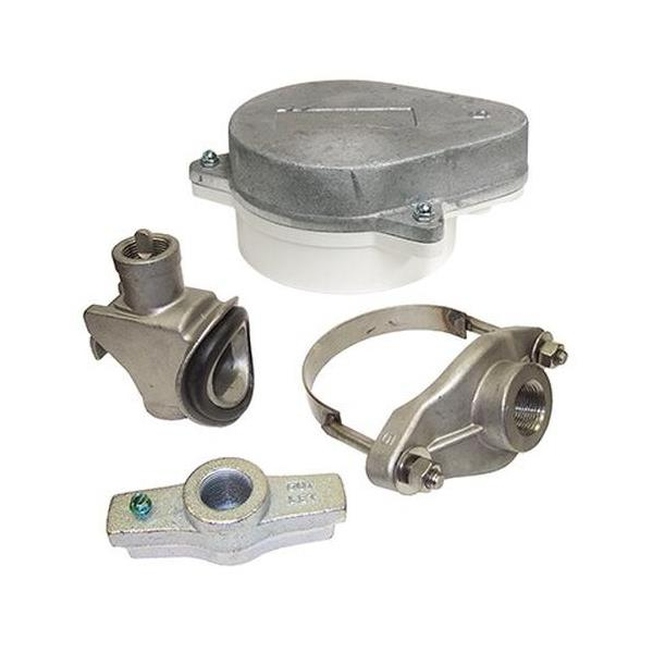 Merrill SMCK510WCOP SMCK 5" x 1" Stainless Steel Pitless Kit w/ WCOP Series Well Watertight Cap