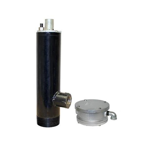 Merrill SP601WC SP600 Series 6" Pitless Unit w/ WC Series Watertight Cap, 1' Bury Depth, 1-1/4" Drop Pipe & Discharge