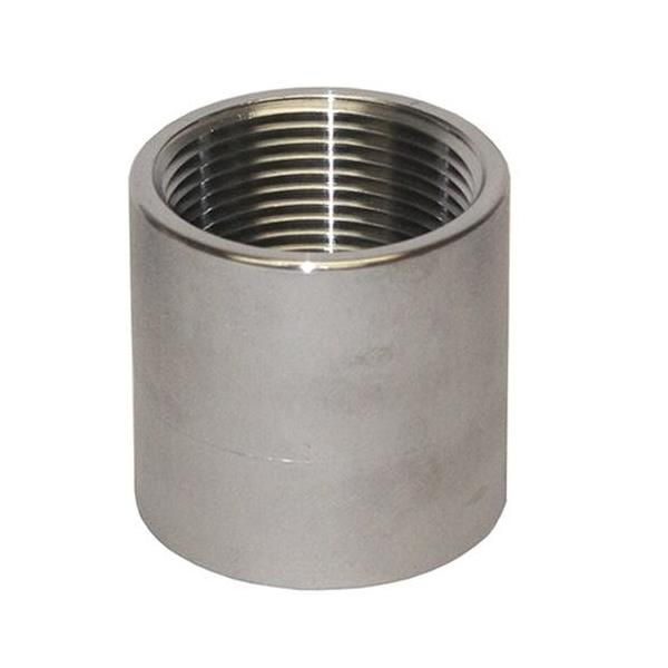 Merrill SSMC125 1-1/4" Stainless Steel Drop Pipe Coupling, 1-7/8" Length