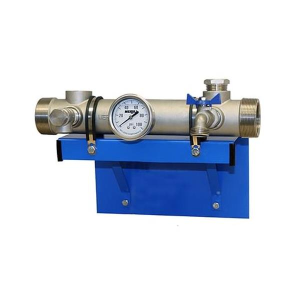 Merrill SSMK20010C 2" x 1-1/2" Stainless Steel Manifold Kit w/ 1" x 1/2" Bushing and Bracket