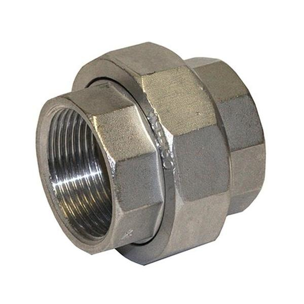 Merrill SSUN125 1-1/4" x 1-1/4" Stainless Steel Union and O-Ring