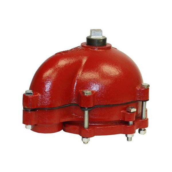 Merrill WCB600 WCB Series 6" Sanitary Watertight Well Cap, 1-1/2" Conduit, 1-1/4" Vent