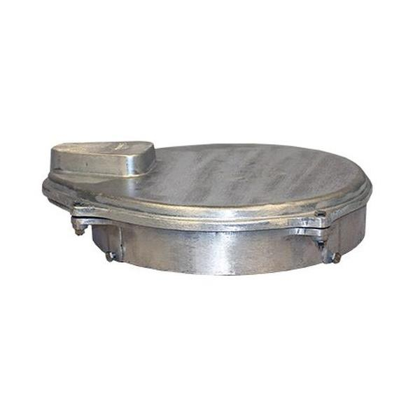 Merrill WCH1200 WCH Series 12" Aluminum Sanitary (Watertight) Cap, 1-1/4" Conduit, 3/4" Vent