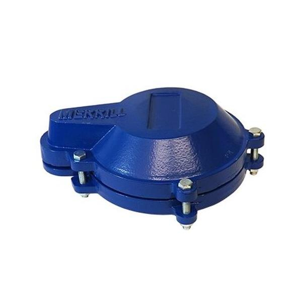 Merrill WCI6 WCI Series 6" Sanitary Watertight Cap, 1" Conduit Tapping, 3/8" Diameter Vent