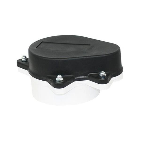 Merrill WCOPG404P WCOPP Series 4" x 4-1/2" Sanitary Watertight Cap w/ 4 Bold Holes and Ground, 3/4" Vent