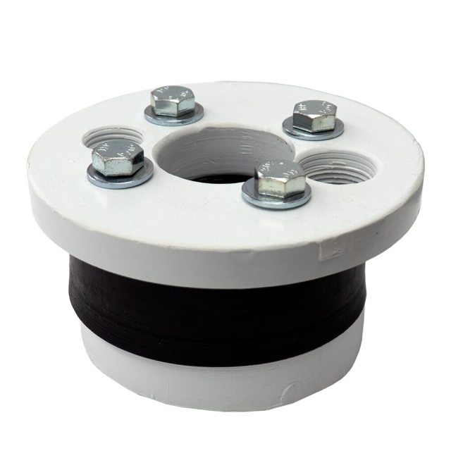 Merrill WS400125P 4" x 1-1/4" WS Series Plastic Well Seal Solid Top Plate