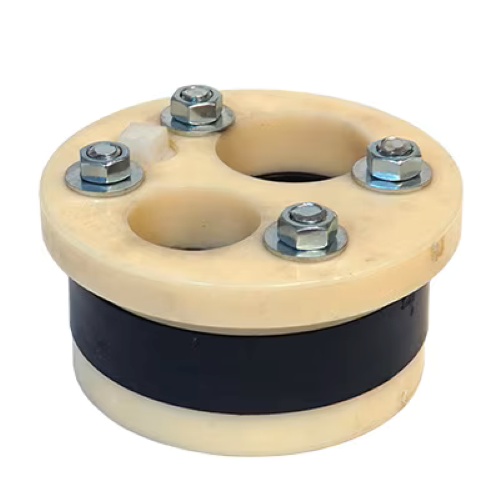 Merrill WS422510P 4" x 1-1/4" x 1" WS Series Plastic Well Seal Double Drop Pipe