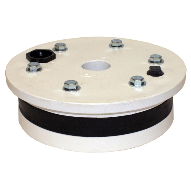 Merrill WS800100P 8" x 1" WS Series Plastic Well Seal Solid Top Plate