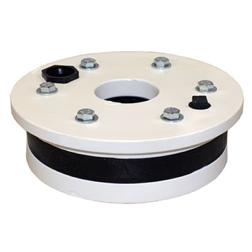 Merrill WS800200P 8" x 2" WS Series Plastic Well Seal Solid Top Plate