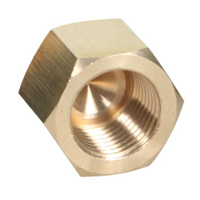 Midwest Control 2130X12 3/4 FPT Brass Cap Pipe Fitting