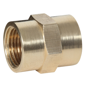 Midwest Control 23300X6 3/8 FPT Brass Pipe Coupler