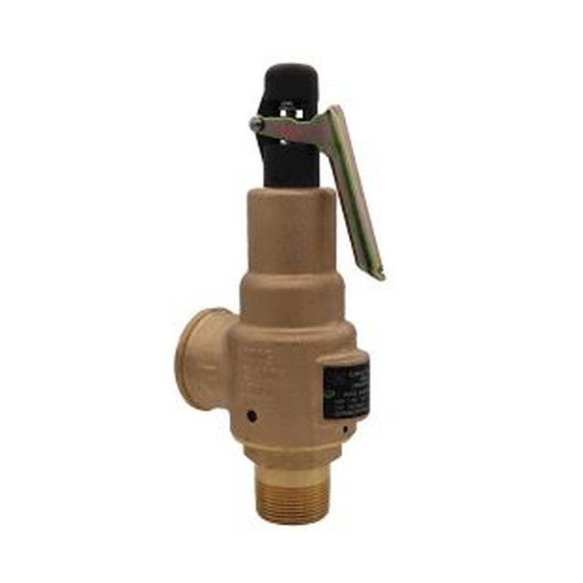 Midwest Control 6010FE-125 1" x 1-1/4 ASME Hard Seat Safety Valve 125 PSI 823 SCFM