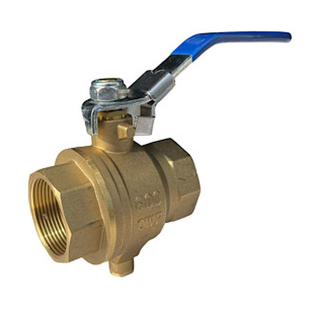 Midwest Control ADVHP-38 Auto Drain Brass Ball Valve 3/8 FPT 600 PSI CWP