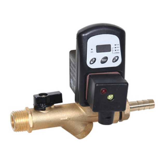 Midwest Control DCD-2550 Digital Timer Drain 300 PSI 115V Dual Inlet: 1/4 FPT or 1/2 MPT 1/2 Hose Barb Outlet