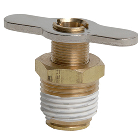 Midwest Control DCE-25 Drain Cock with External Seat 1/4 MPT 200 PSI