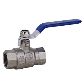 Midwest Control FPC-75 3/4 FPT Brass Ball Valve Nickel-Plated 600 PSI CWP
