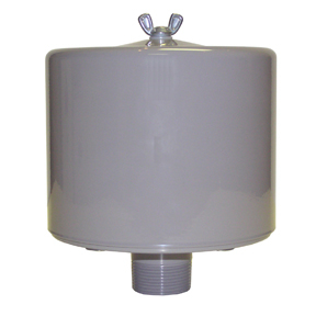 Midwest Control FS-19P-100 1" MPT Filter 55 SCFM 5 Micron Cloth Element