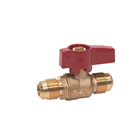 Midwest Control GBVF-58 Gas Brass Ball Valve 5/8 Flare 600 PSI CWP LP/Natural Gas