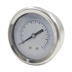 Midwest Control LSCB15-100 1-1/2 Liquid Filled Gauge 0-100 PSI Back Mount SS Case 1/8 MPT