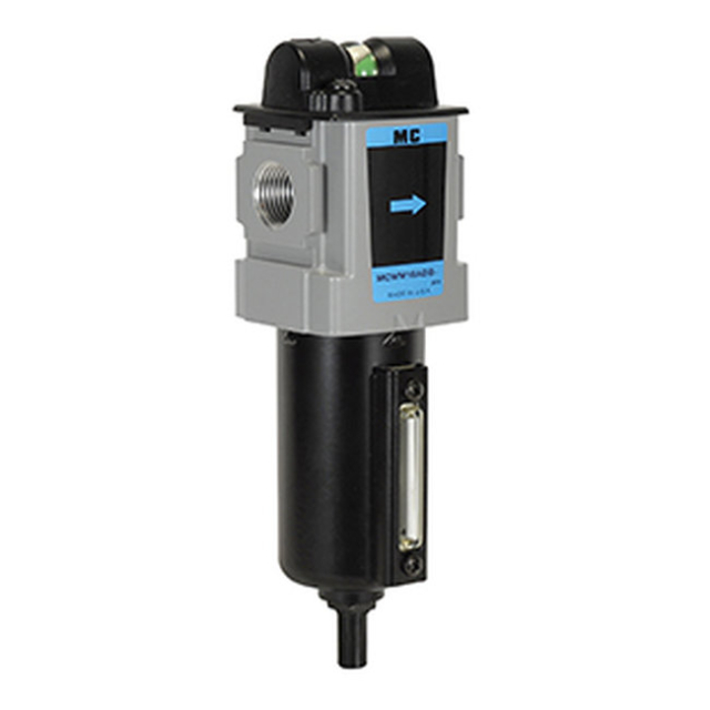 Midwest Control MCWM18ADB-38 3/8 36 SCFM Coalescing Filter 0.01 Element DPI indicator Auto Drain
