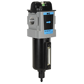 Midwest Control MCWM18B-50 1/2 36 SCFM Coalescing Filter 0.01 Element DPI Indicator