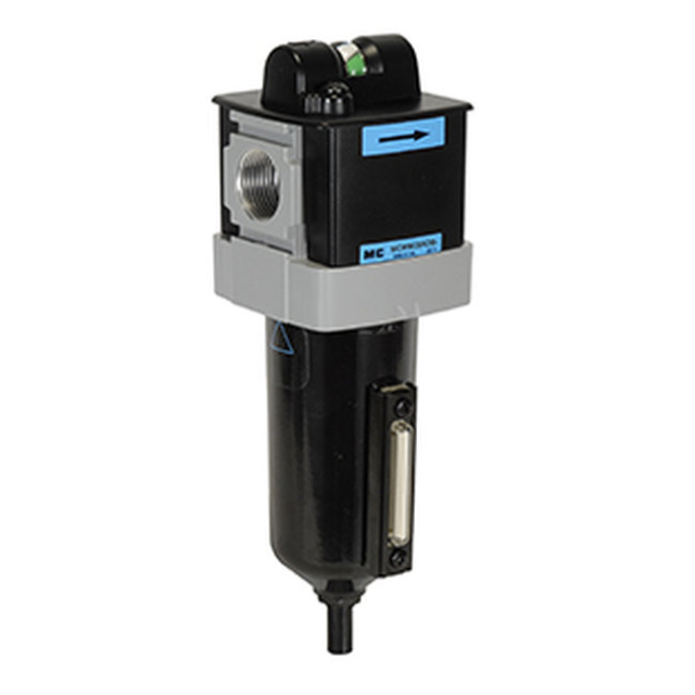 Midwest Control MCWM28ADB-50 1/2 42 SCFM Coalescing Filter 0.01 Element DPI Indicator Auto Drain