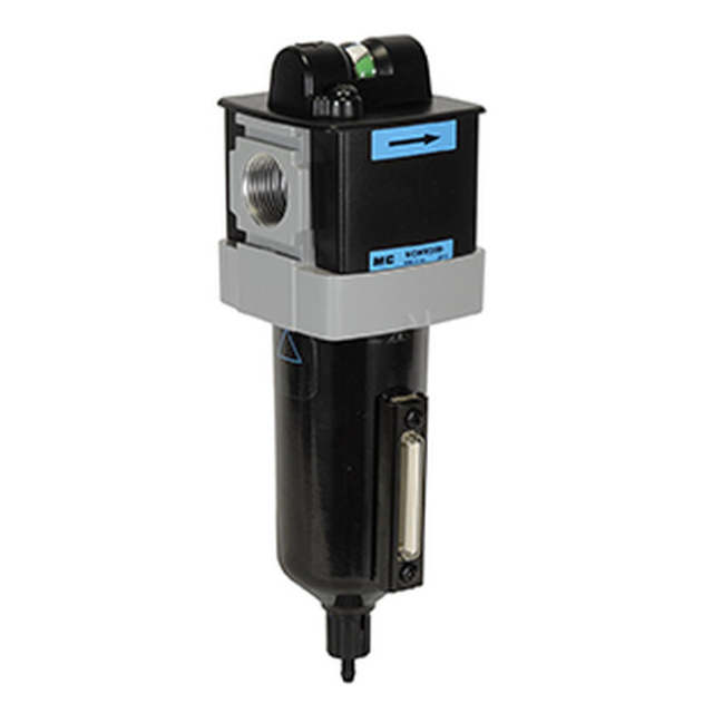 Midwest Control MCWM28B-75 3/4" 42 SCFM Coalescing Filter 0.01 Element DPI Indicator