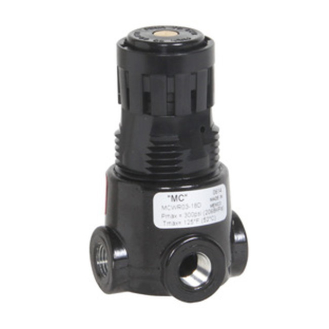 Midwest Control MCWR03-18D 1/8 13 SCFM Relieving Regulator 2-125 PSI