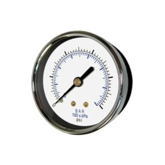 Midwest Control PGDB20-300L503 2" Dry Pressure Gauge 0-300 PSI Back Mount 1/4" NPT w/Loctite 503