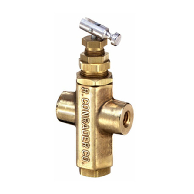 Midwest Control RCT-HU100-120 Pilot Valve w/Hand Unloader 1/4 FPT x 1/8 FPT