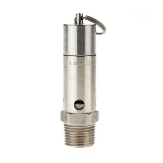 Midwest Control SRH375-SS-175 1/2" ASME SS Hard Seat Safety Valve 175 PSI 346 SCFM