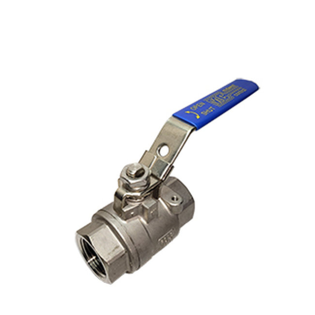 Midwest Control SSV-100 1" FPT 316SS Ball Valve Locking Handle 2000 PSI CWP