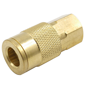 Midwest Control SU2-2SF-J Industrial Interchange Coupler 1/4 FPT Brass Body 300 PSI