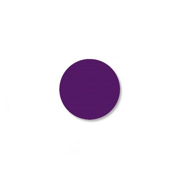 Mighty Line PDOT1 1" Purple Solid DOT, Floor Marking - Pack of 200