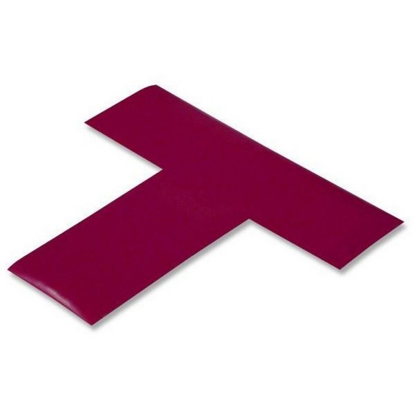 Mighty Line PT-100 2" Wide Solid Purple T - Pack of 100