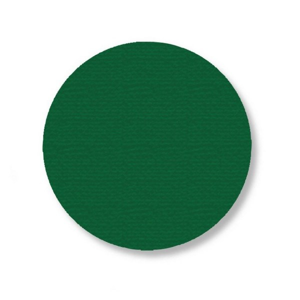 Mighty Line GDOT3.75 3.75" Green Solid DOT, Floor Marking - Pack of 100
