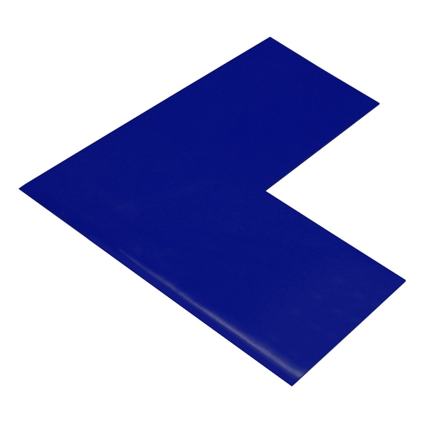 Mighty Line Angle4B 4" Wide Solid Blue 8" Long Angle - Pack of 50