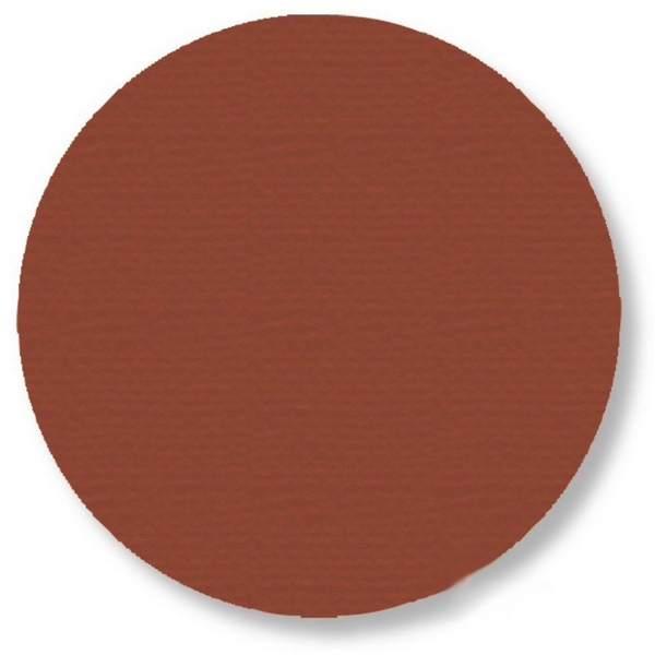 Mighty Line BRNDOT5.7 5.7" Brown Solid DOT, Floor Marking - Pack of 100