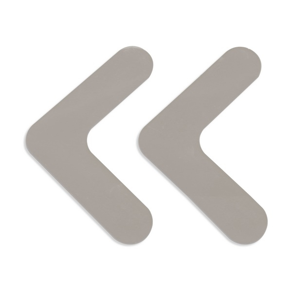 Mighty Line RA401GRY Gray 1" Solid Color Rounded Angles - Pack of 100