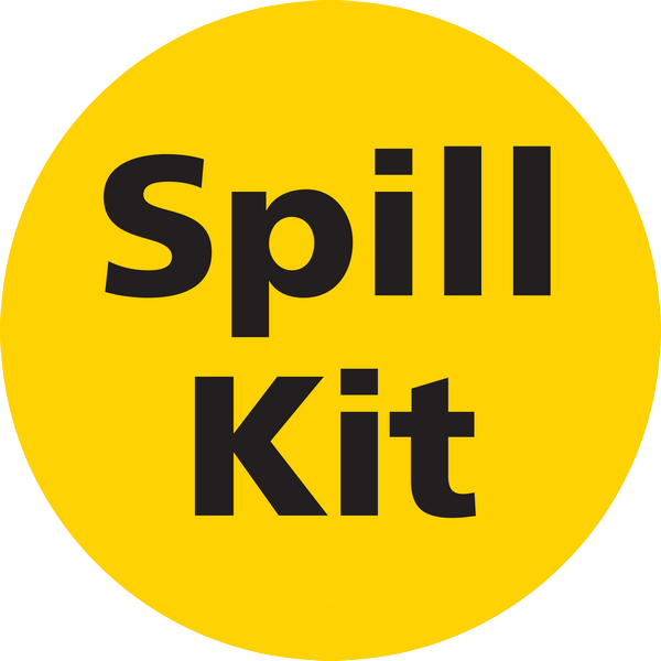 Mighty Line SpillKitY24 Yellow Spill Kit, 24" Floor Sign