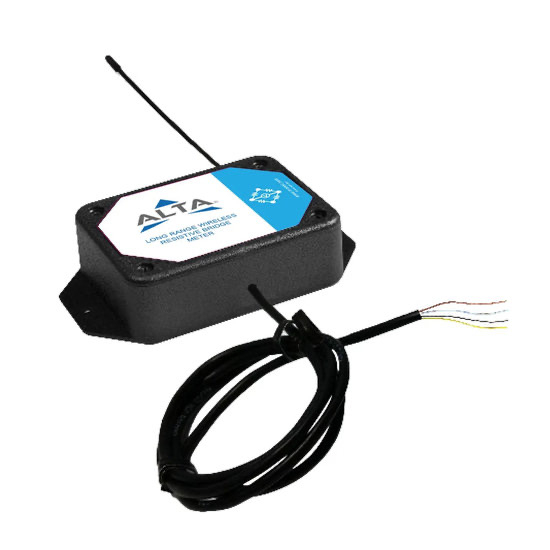 Monnit MNS2-9-W2-RS-BR-L03 ALTA 900 MHz AA - Wireless Resistive Bridge Meter, 3' Lead