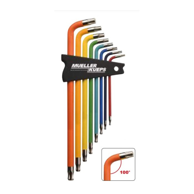 Mueller Kueps 558 100 TORX Color Coded Kit 100 Degree