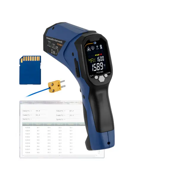 Temperature PCE Instruments PCE-895 Digital Infrared Thermometer, USB Interface, -58 to 2912F