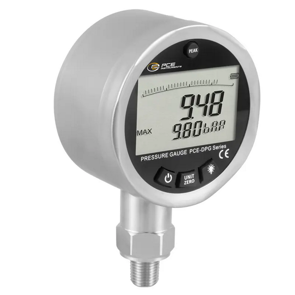 Gages PCE Instruments PCE-DPG 10 Digital Pressure Gauge, Up to 145 psi