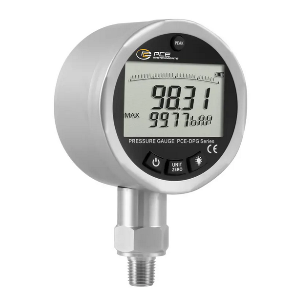 Gages PCE Instruments PCE-DPG 100 Digital Pressure Gauge, Up to 1450 psi