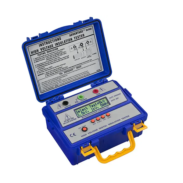 PCE Instruments PCE-IT413 Insulation Meter, Test Tension Up to 5,000V