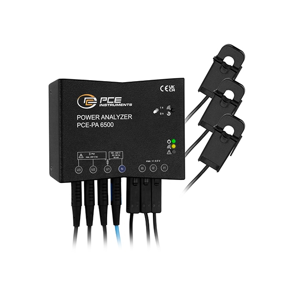 PCE Instruments PCE-PA 6500 R11 Power Indicator for Energy Monitoring with Configuration and Data Transfer Via App