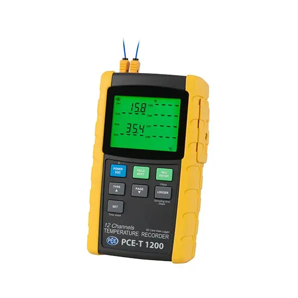 Temperature PCE Instruments PCE-T 1200 Multi-Channel Data Logging Thermometer