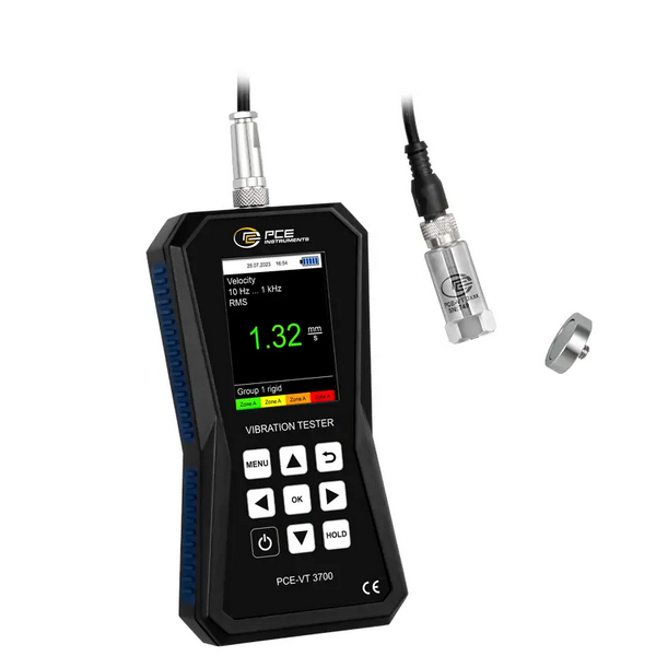 Vibration Meters PCE Instruments PCE-VT 3700 Accelerometer, 0.0 to 399.9 m/s2