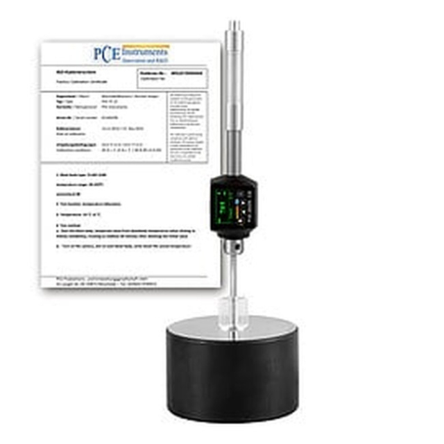 PCE Instruments PCE-2600N-ICA Durometer, Portable Hardness Tester, 170 to 960 HLD incl. ISO Calibration Certificate